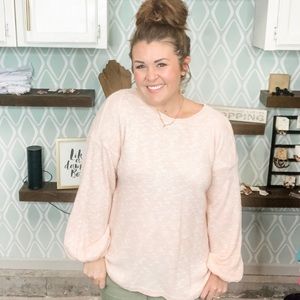 Sweet pink bow boutique sweater